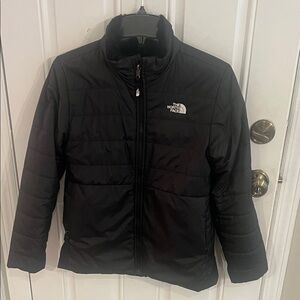 The North Face Kids Black Puffer Reversible Jacket